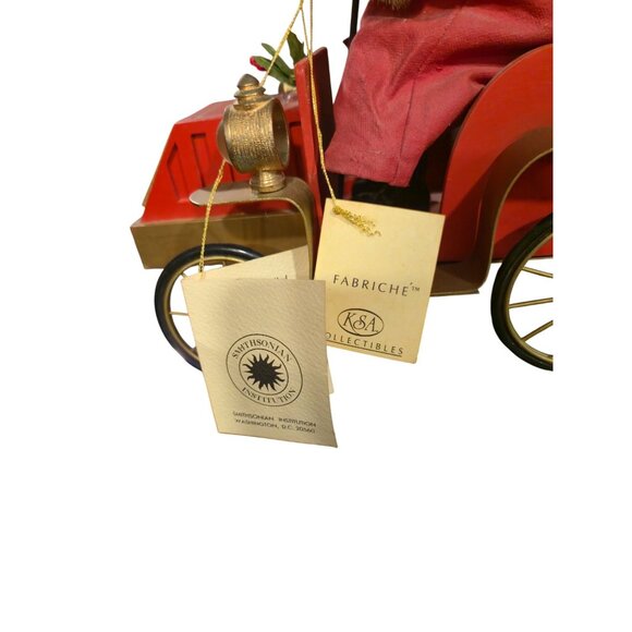 Smithsonian Institution Kurt Adler Santa Fabriche Holiday Drive Antique car READ - Picture 15 of 16